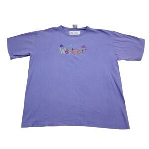 Westport Shirt Mens XL Purple Intex Short Sleeve American Activewear Tee Shirt